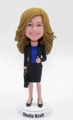 Office Lady custom bobblehead Excellent Employee Rewards [C4741]
