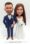 Custom wedding bobblehead cake topper gift Custom wedding bobblehead cake topper gift