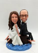 Custom Wedding Cake Topper Bobbleheads [AM1948]